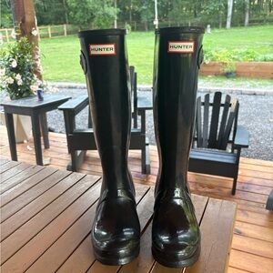 Hunter Classic Black Tall Boots